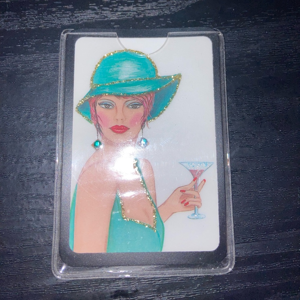 ❌SOLD❌ Magnetic Accordion Pocket Phone/address book martini Lady